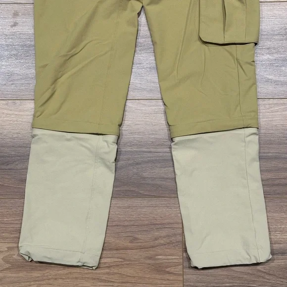 Outdoor Voices Rec Trek Zip Off Pants in Green Size XS - Picture 4 of 14